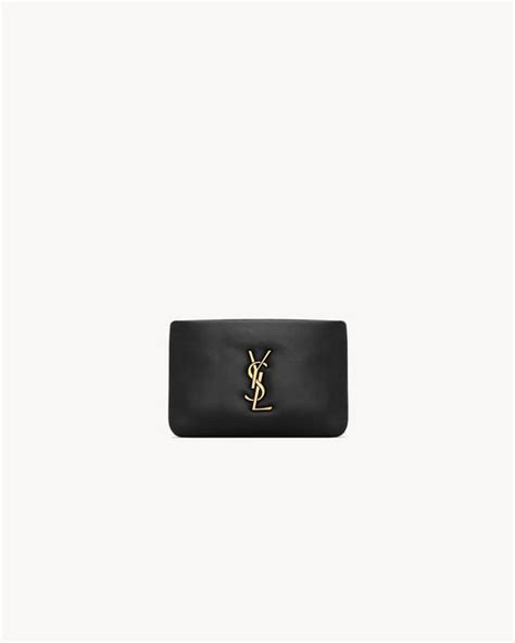 ysl card holder lambskin|CALYPSO zip card case in lambskin .